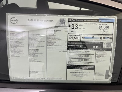 2026 Nissan Sentra SV