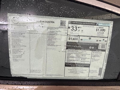 2027 Nissan Sentra SV