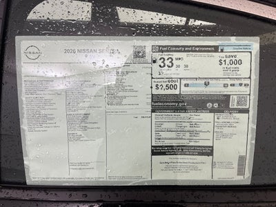 2026 Nissan Sentra SV