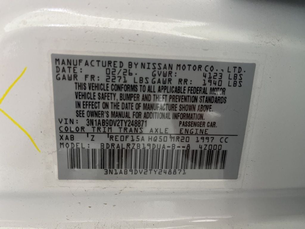 2026 Nissan Sentra SR