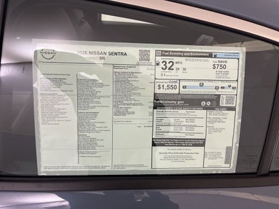 2026 Nissan Sentra SR