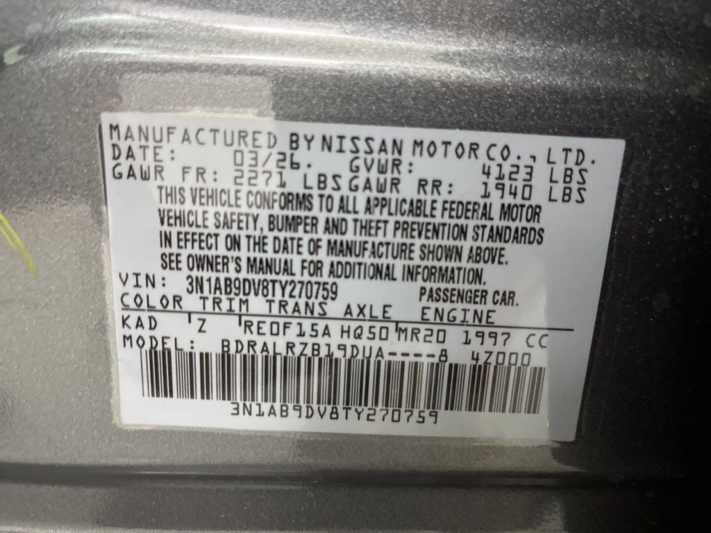 2026 Nissan Sentra SR