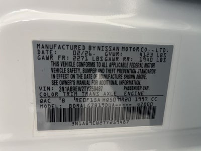 2026 Nissan Sentra SL