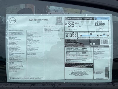 2025 Nissan Versa 1.6 SV