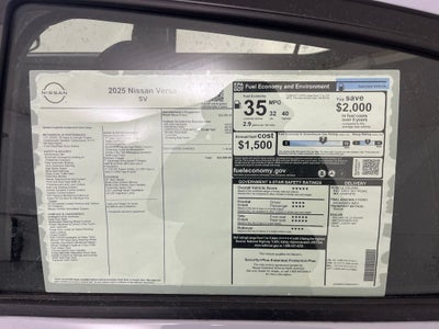 2025 Nissan Versa 1.6 SV