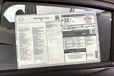 2025 Nissan Versa 1.6 SR