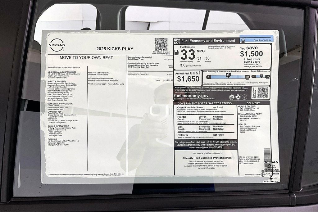 2025 Nissan Kicks Play S
