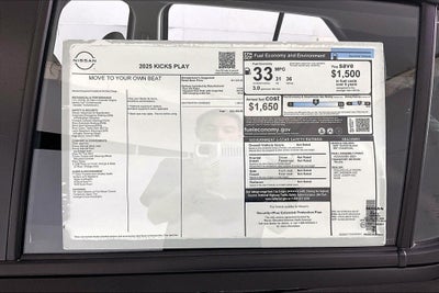 2025 Nissan Kicks Play S