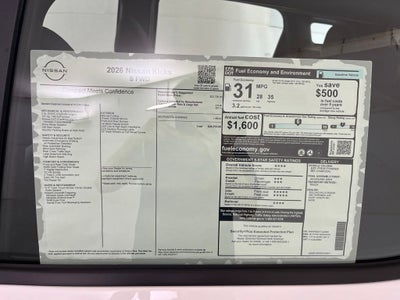 2026 Nissan Kicks S