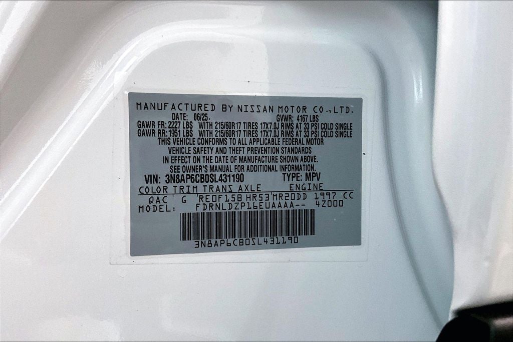 2026 Nissan Kicks SV