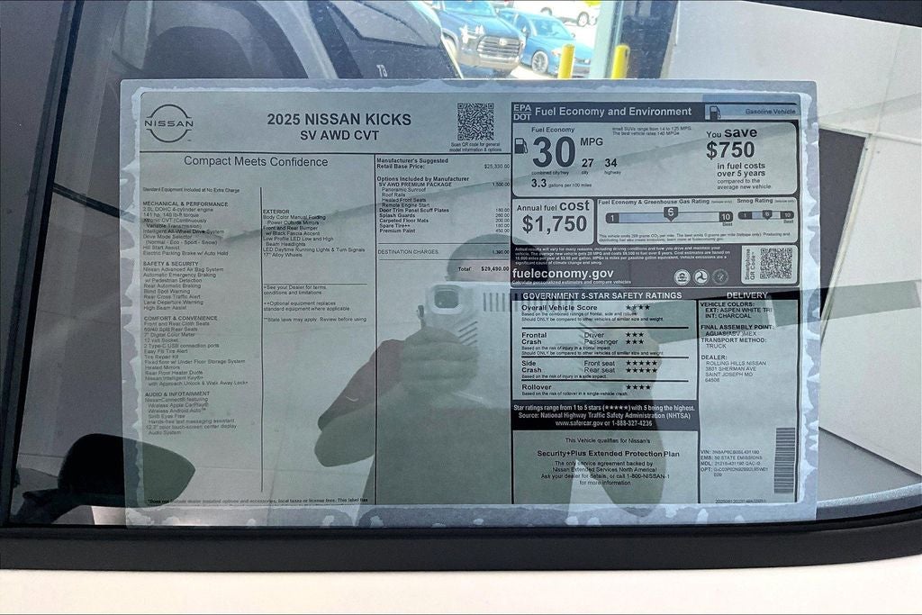 2026 Nissan Kicks SV