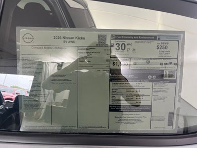 2026 Nissan Kicks SV