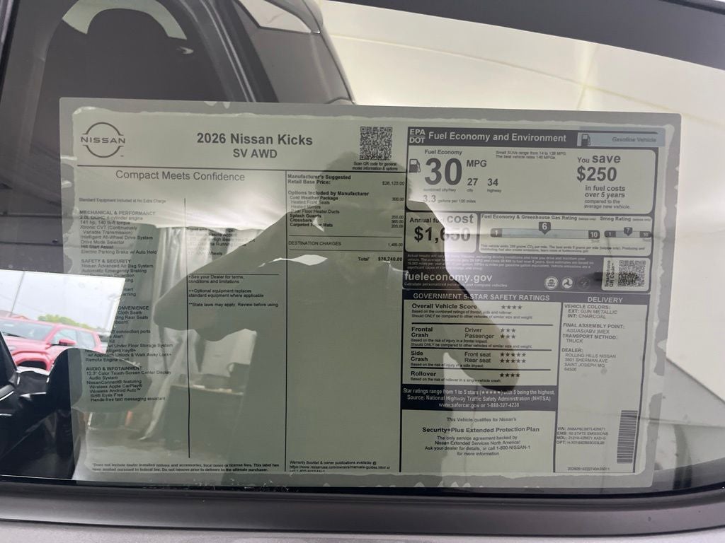 2026 Nissan Kicks SV