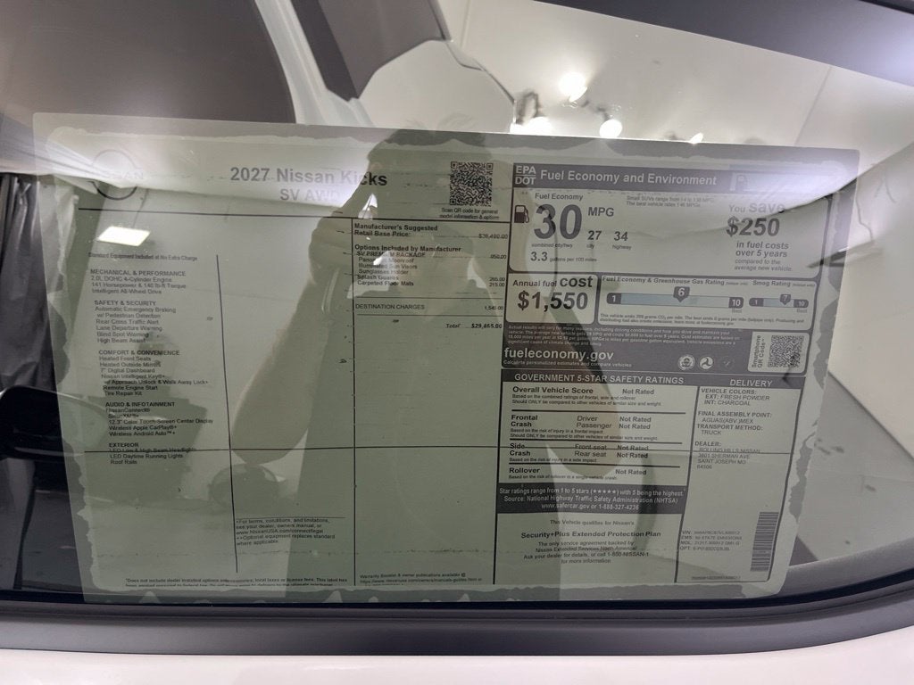 2027 Nissan Kicks SV