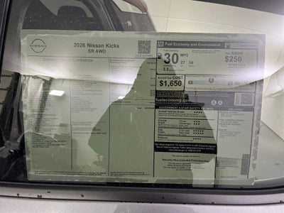 2026 Nissan Kicks SR