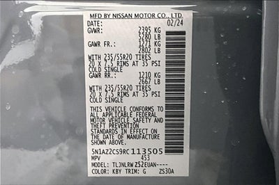 2024 Nissan Murano SL Intelligent AWD [[2024_MURANO_1323]] SL