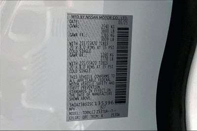 2025 Nissan Murano SV