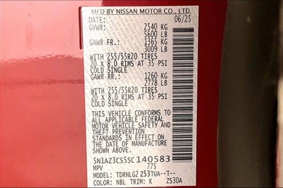 2025 Nissan Murano SL