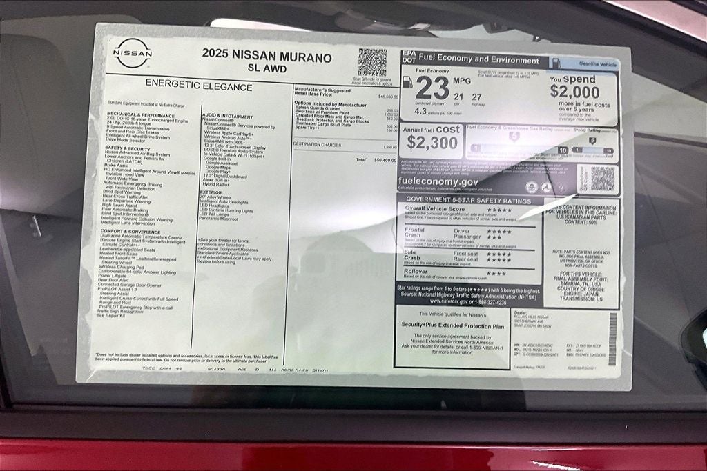 2025 Nissan Murano SL