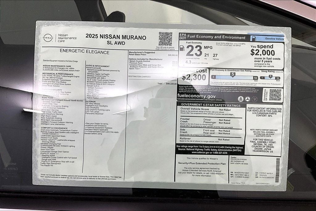 2025 Nissan Murano SL