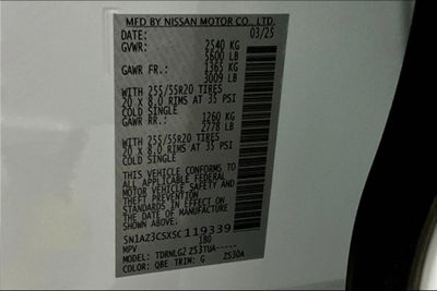 2025 Nissan Murano SL