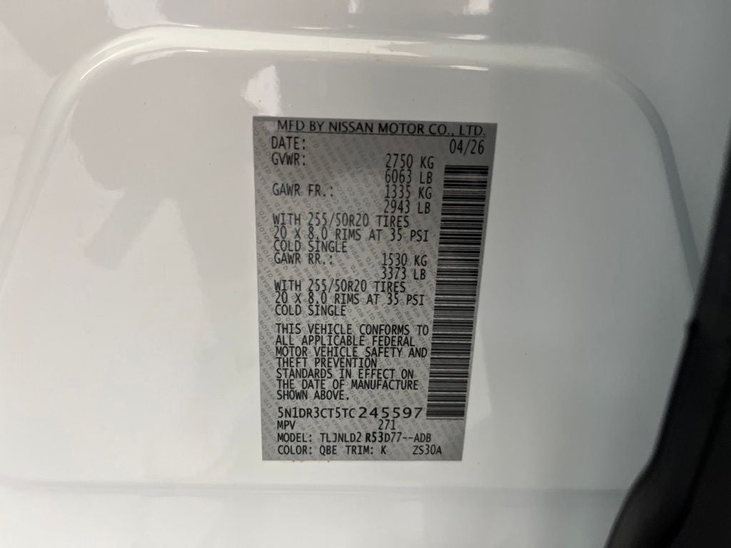 2026 Nissan Pathfinder SL