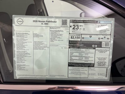 2026 Nissan Pathfinder SL