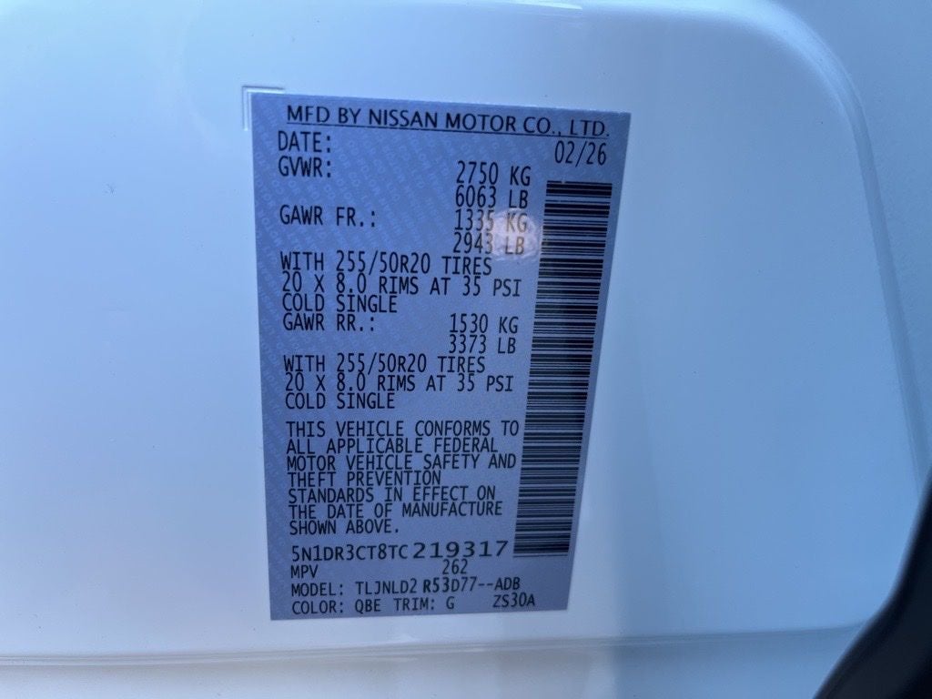 2026 Nissan Pathfinder SL