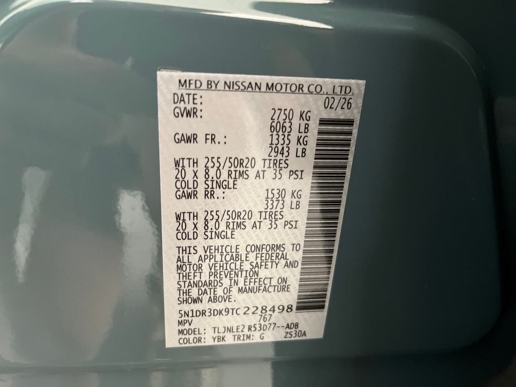 2026 Nissan Pathfinder Platinum