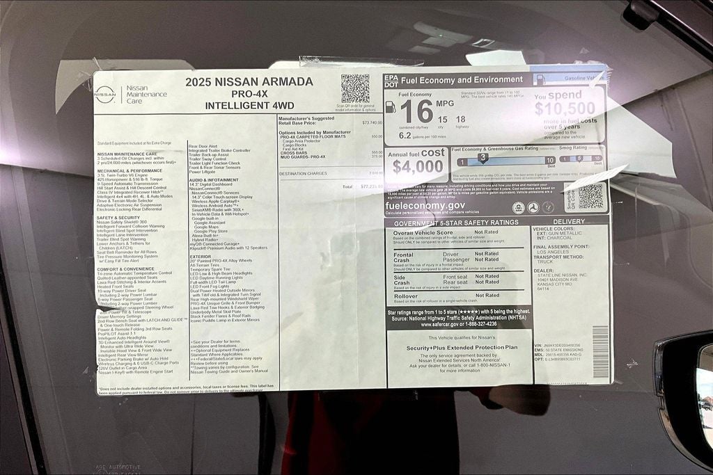 2025 Nissan Armada PRO-4X