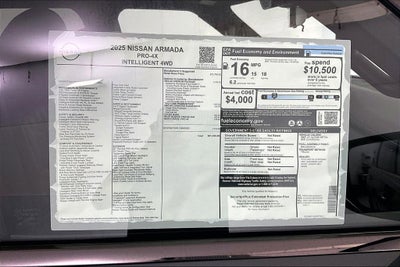 2025 Nissan Armada PRO-4X