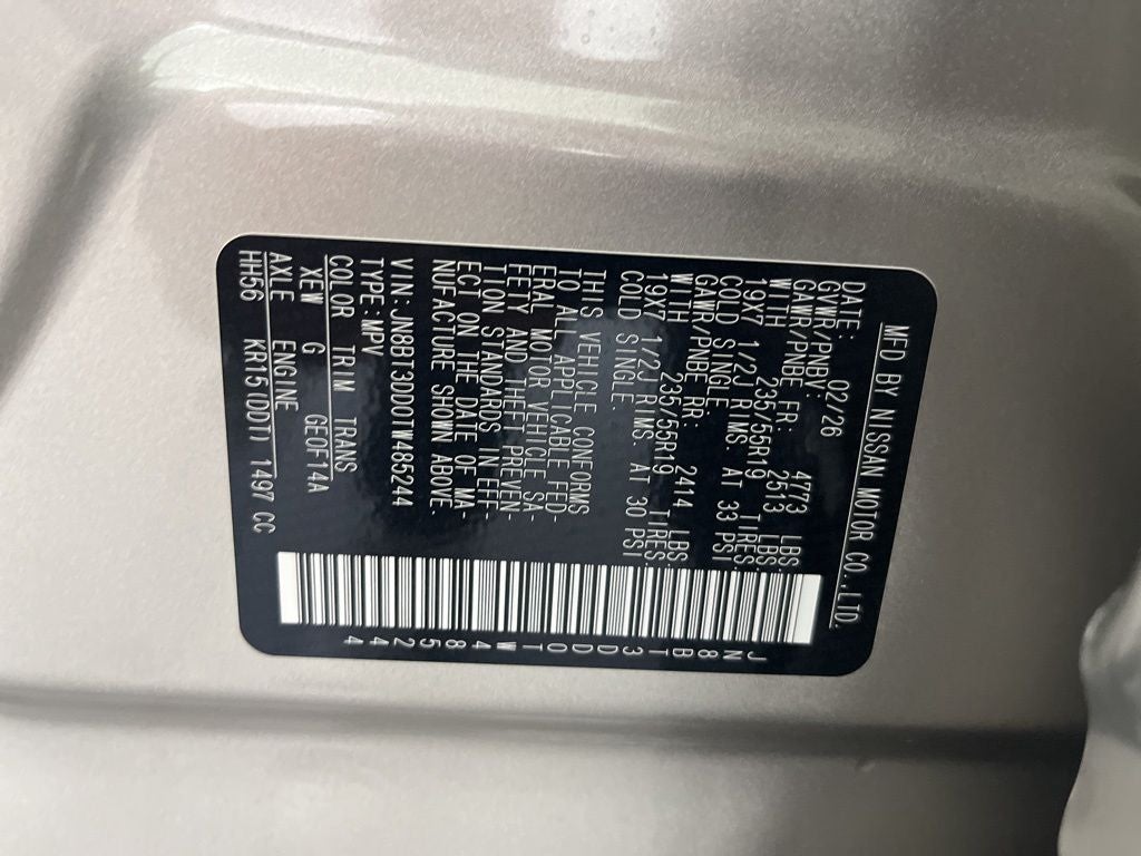 2026 Nissan Rogue Platinum