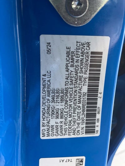 2024 Honda Civic Sport
