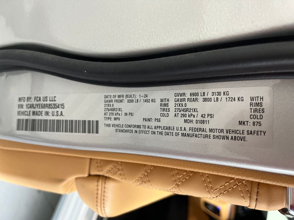 2024 Jeep Grand Cherokee Summit Reserve 4xe