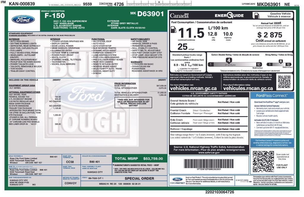 2021 Ford F-150 XLT
