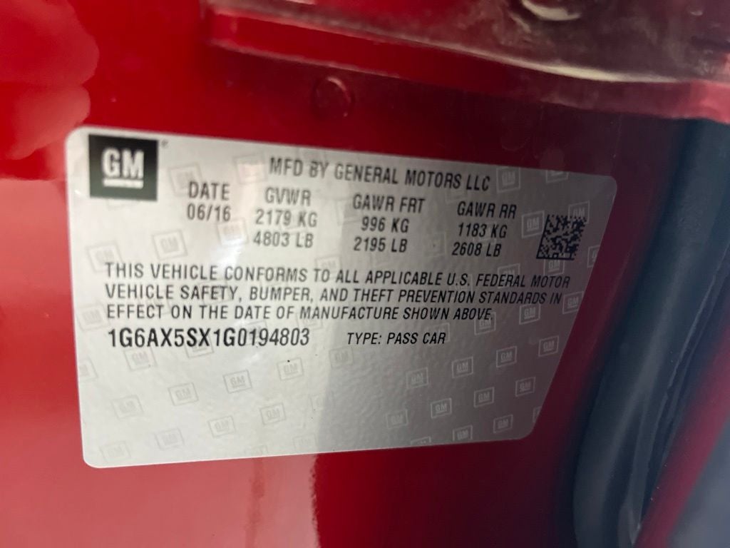 2016 Cadillac CTS 2.0L Turbo Luxury