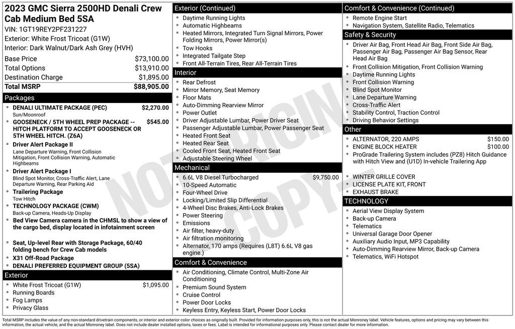 2023 GMC Sierra 2500HD Denali