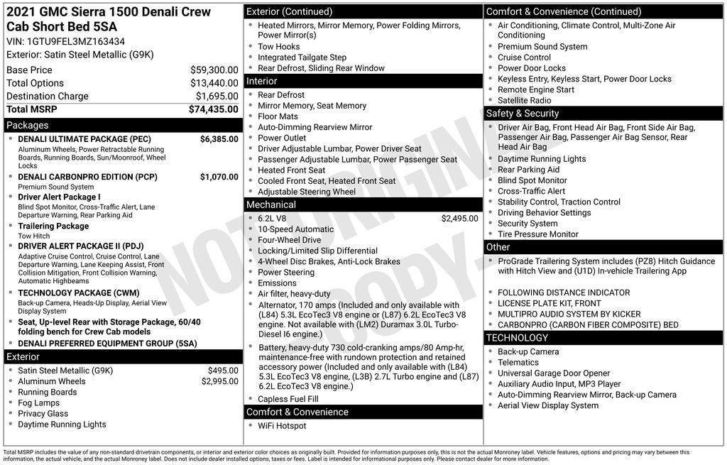 2021 GMC Sierra 1500 Denali