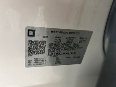 2019 Cadillac Escalade ESV Platinum Edition