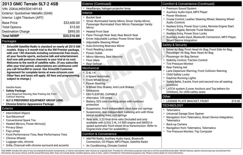 2013 GMC Terrain SLT-2