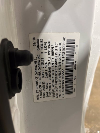 2018 Honda Civic Touring