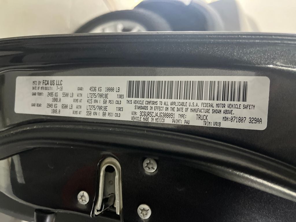 2018 RAM 2500 Tradesman