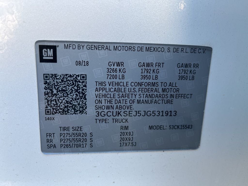 2018 Chevrolet Silverado 1500 LTZ 1LZ