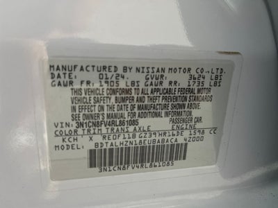2024 Nissan Versa 1.6 SR