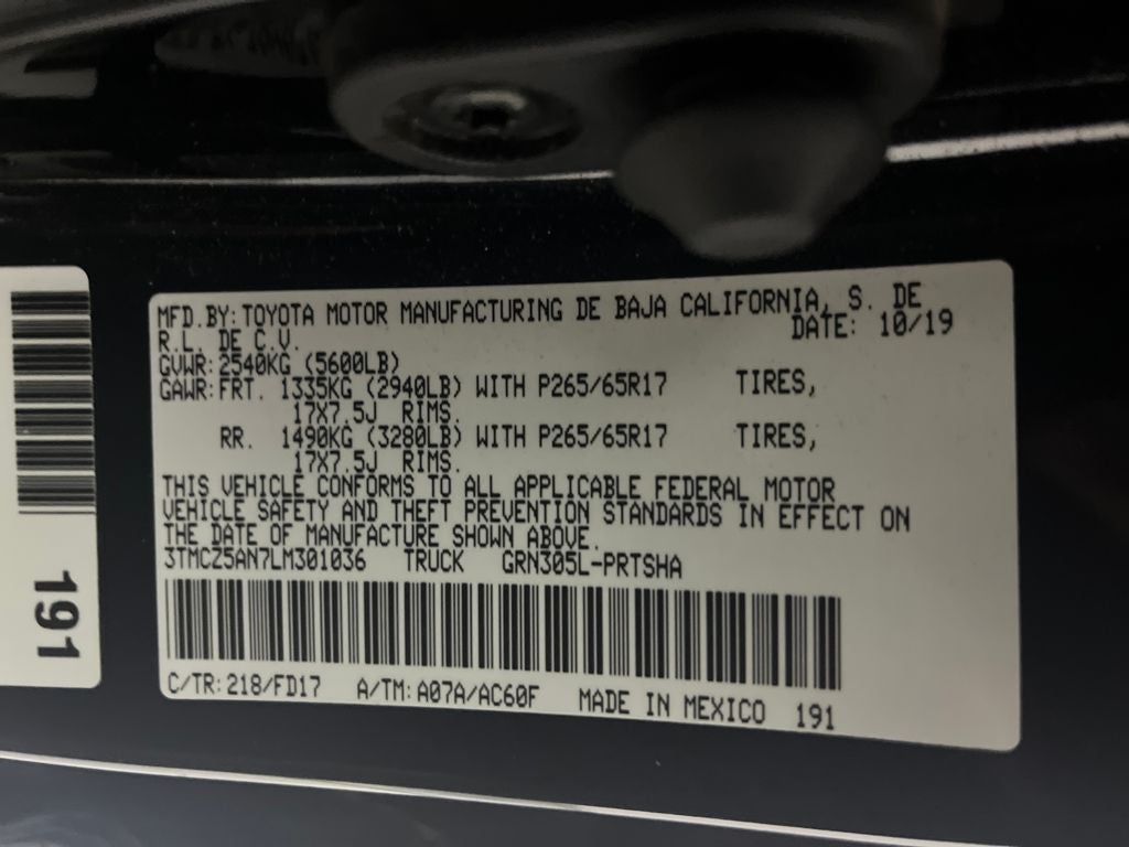 2020 Toyota Tacoma TRD Sport V6