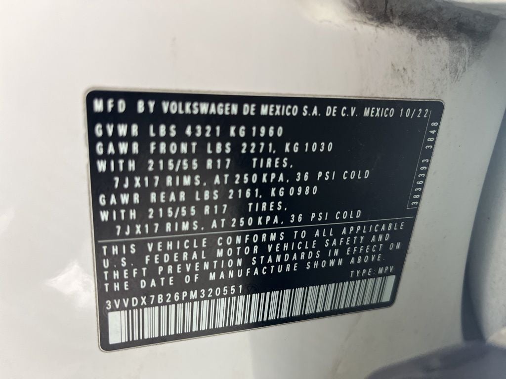 2023 Volkswagen Taos 1.5T S