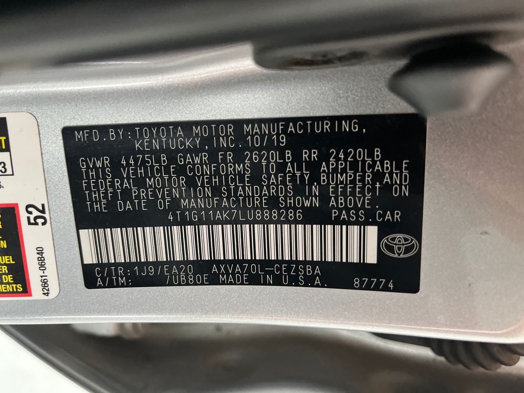 2020 Toyota Camry SE