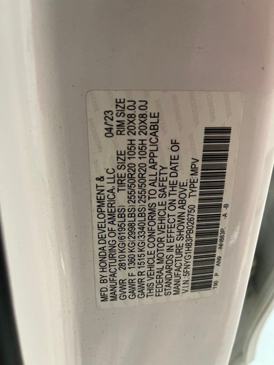 2023 Honda Pilot Elite