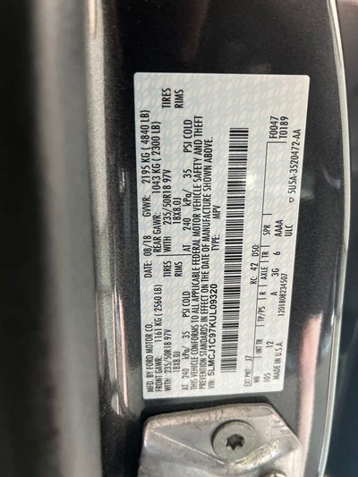 2019 Lincoln MKC Standard