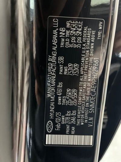 2023 Hyundai Tucson Limited